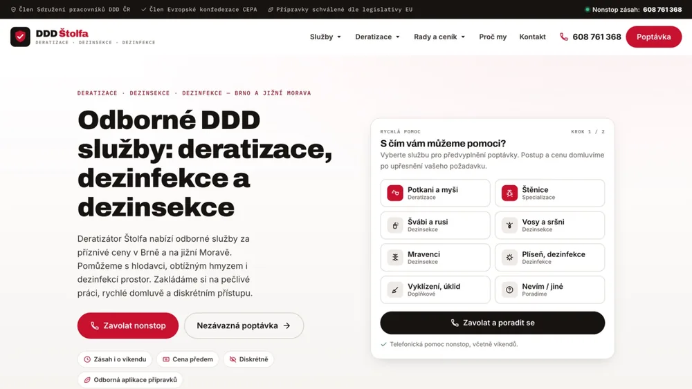 Nový web DDD Štolfa